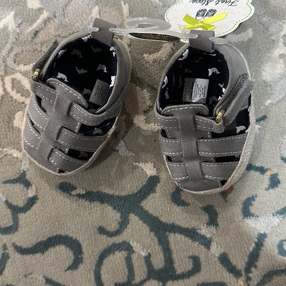 💕 Stepping stones first steps gift baby shoes pair NWT $34 sz 2 3-6 months 💕 - Picture 7 of 13